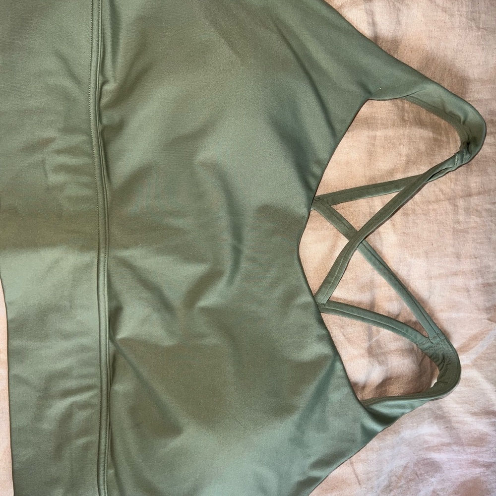 All in Motion Sage Green Strappy Sports Bra
